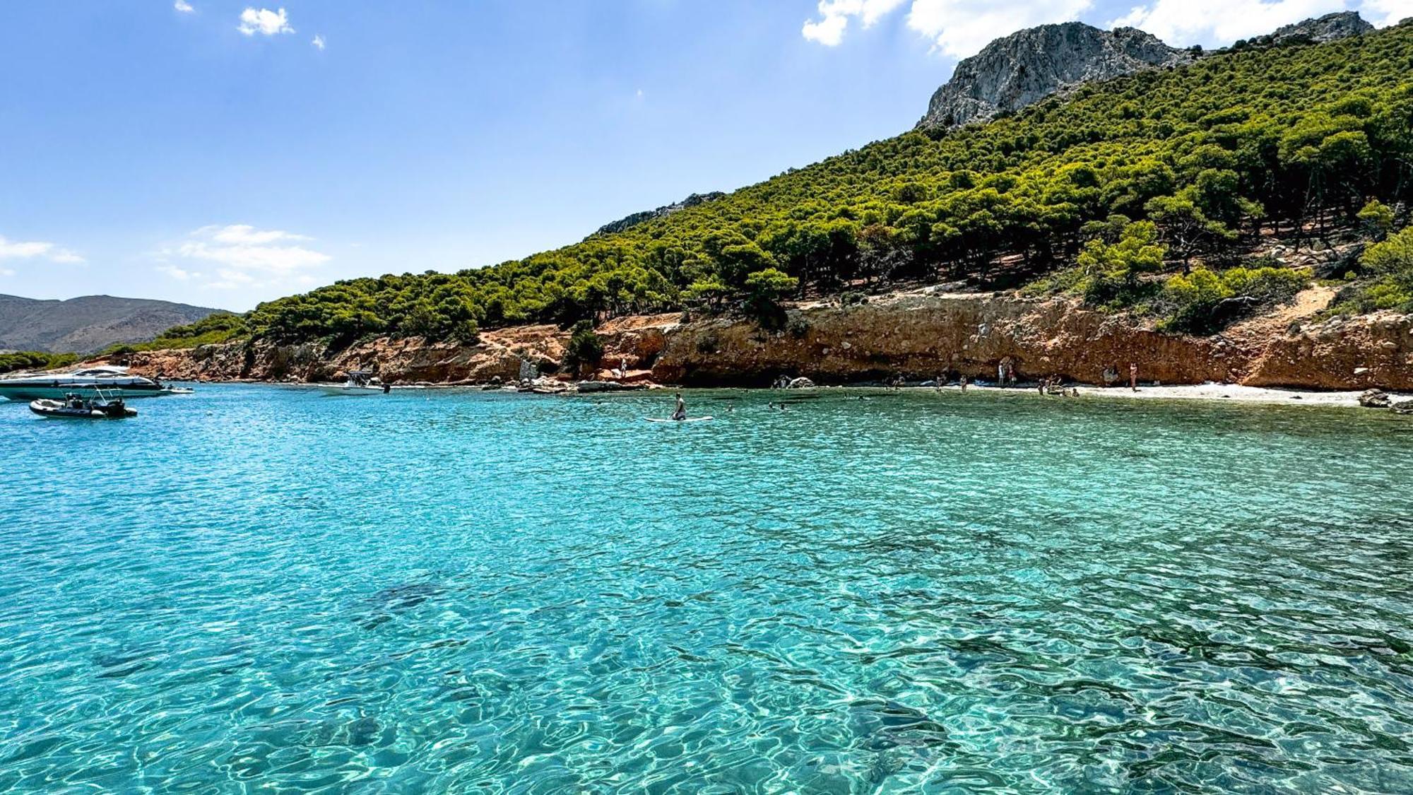 Aegina Appartement Vue Sur Mer Soul Family, Egine מראה חיצוני תמונה