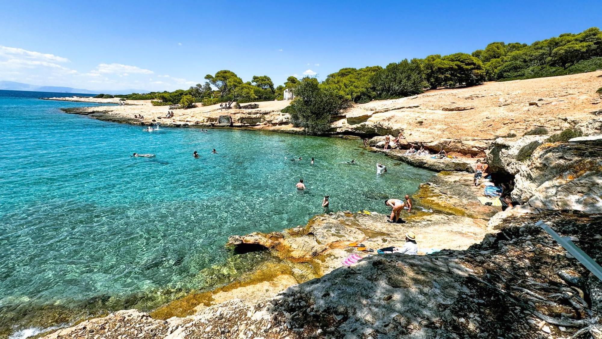 Aegina Appartement Vue Sur Mer Soul Family, Egine מראה חיצוני תמונה